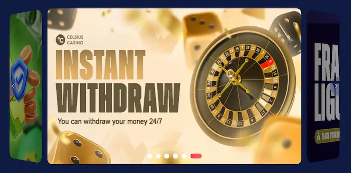 Celsius Casino bonus